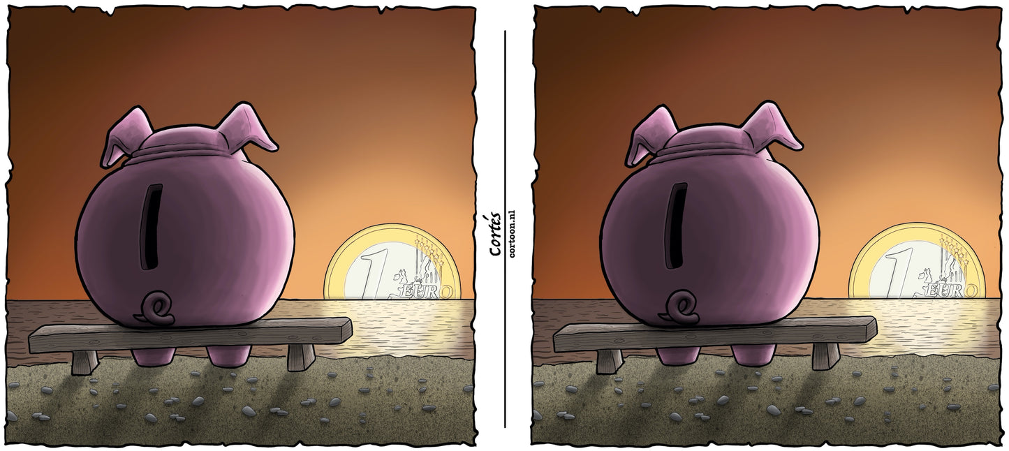 Economy: Sunset Piggy Bank